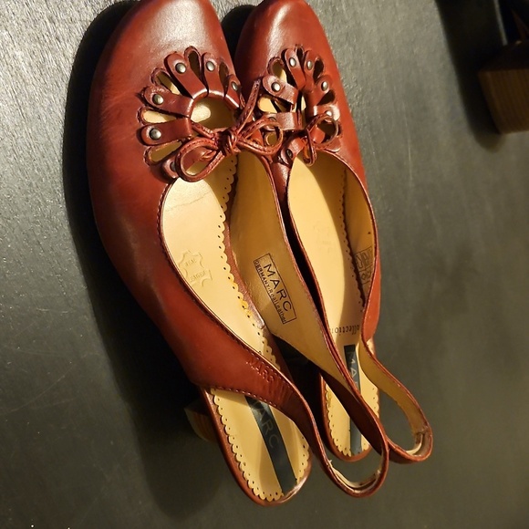 Vintage Marc Jacobs Red Slingback Sandals - Picture 3 of 5